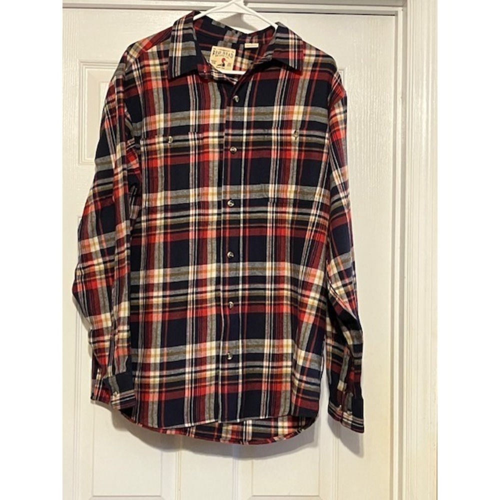 Red Head Brand Co. Men's Long Sleeve Plaid Size Large Flannel Shirt